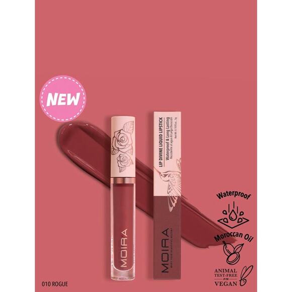 K-Care: Moira Lip Divine Liquid Lipstick *10 Rogue*Moisturizing*Korean Skincare - Picture 1 of 1